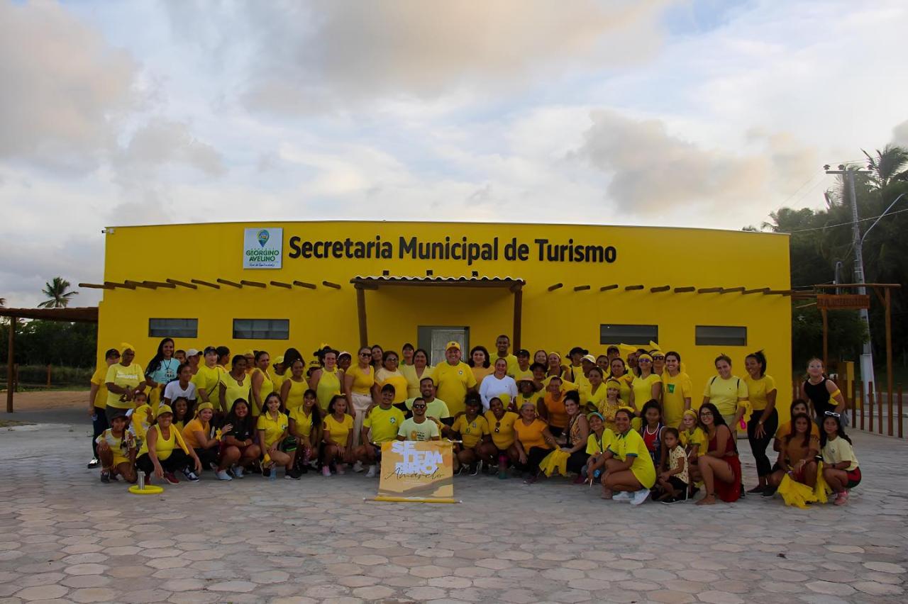 PREFEITURA DE GEORGINO AVELINO REALIZA CAMINHADA PELA VIDA EM ALUSÃO AO SETEMBRO AMARELO