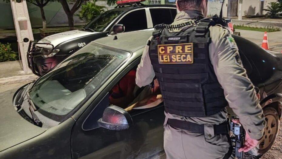 Parnamirim: Lei Seca/CPRE autua 16 condutores por dirigir sob efeito de álcool
