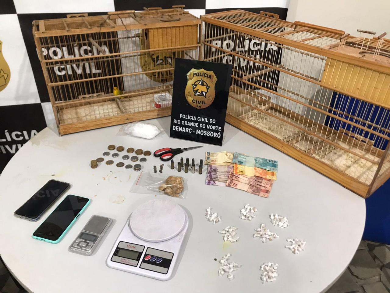 Polícia Civil prende idoso por tráfico de drogas em Mossoró