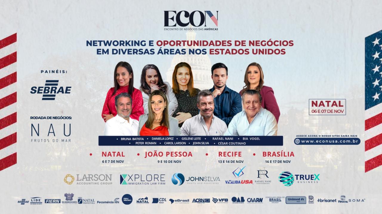 Econ 2023 promove oportunidades de negócios a partir desta segunda-feira; assista
