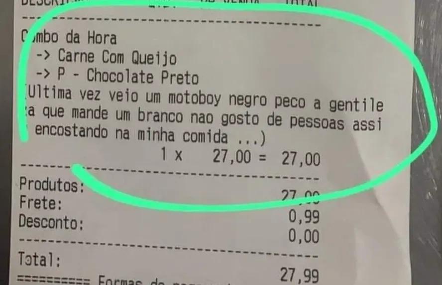 'Mande motoboy branco': polícia do Rio Grande do Sul apura pedido racista via aplicativo