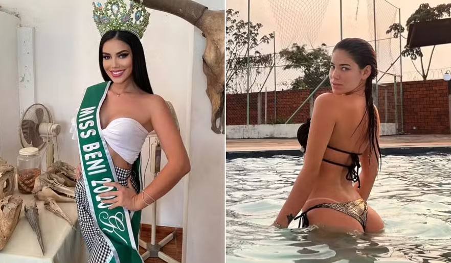 Boliviana que concorreu a Miss Mundo é presa com armas e munição para fuzil