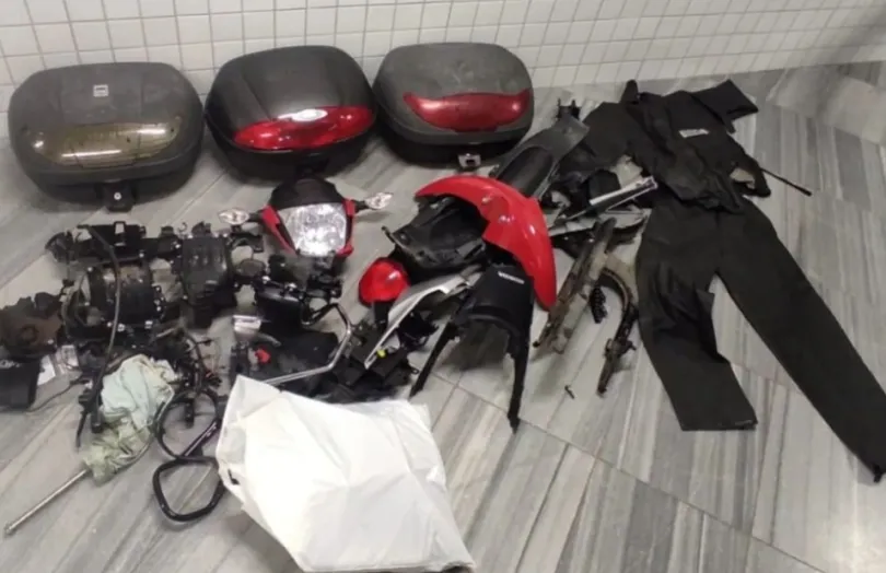 PMRN localiza oficina clandestina de desmonte de motocicletas em Natal