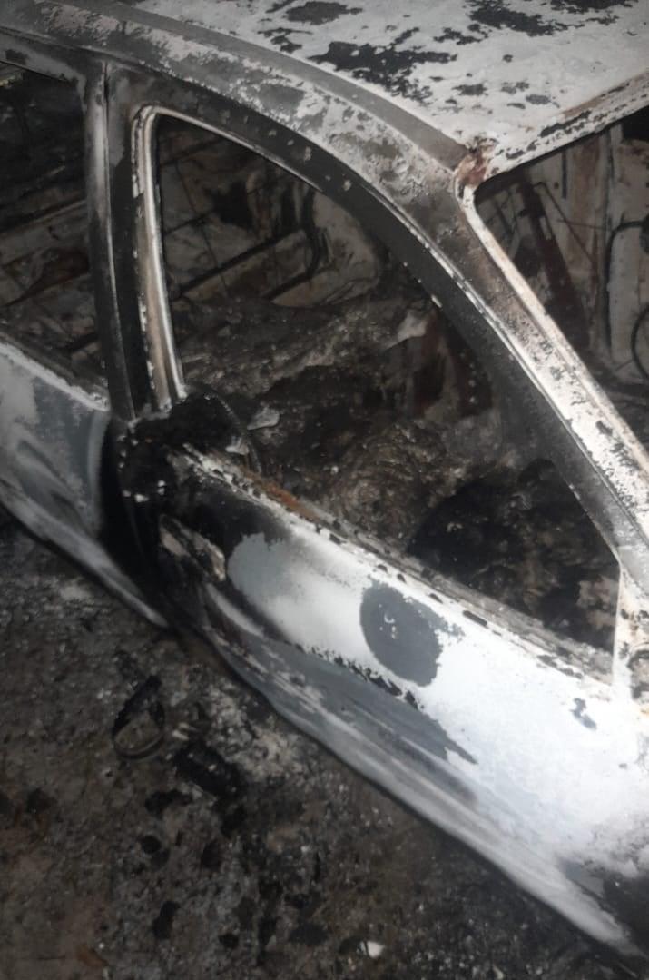 Ossada é encontrada dentro de carro carbonizado na Grande Natal