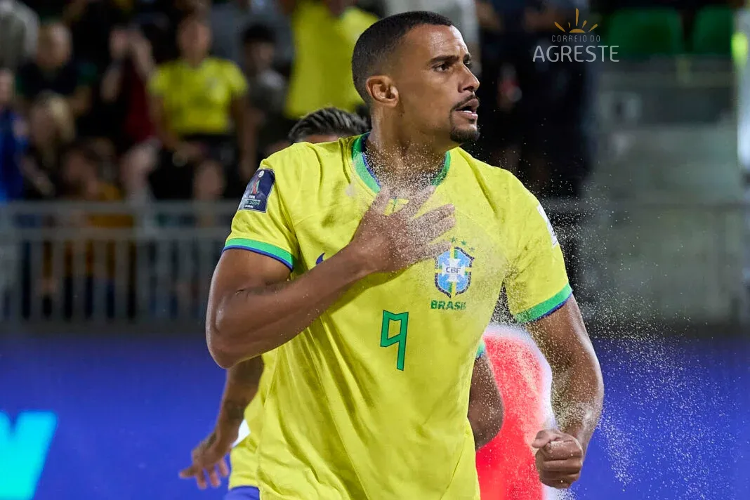 Brasil derrota Portugal e avança no Mundial de Beach Soccer