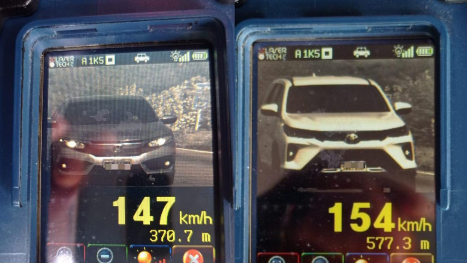 Carnaval: PRF flagra mais de 300 motoristas dirigindo com excesso de velocidade no RN