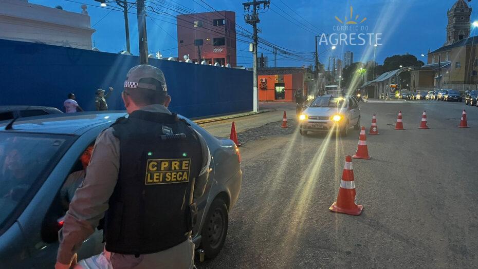 Lei Seca autua 10 condutores por embriaguez ao volante nesta quarta-feira de cinzas