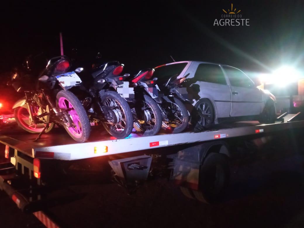 BATALHÃO RODOVIÁRIO/CPRE EM APOIO A 8° CIPM APREENDE MENOR AO VOLANTE E REALIZA A REMOÇÃO DE 5 VEÍCULOS EM MONTE ALEGRE