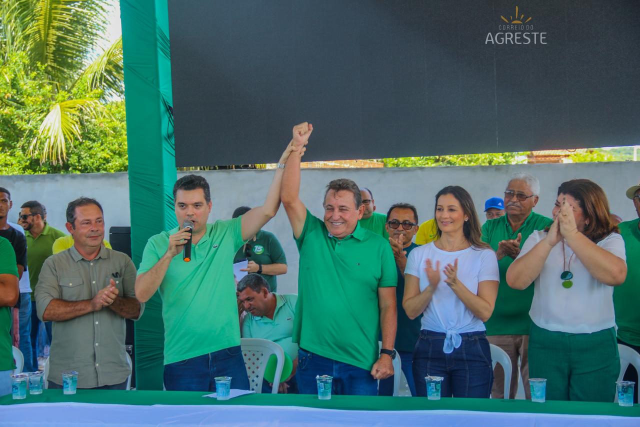 Antonio Freire e Jorge Motta são confirmados candidatos a prefeito e vice em Georgino Avelino em convenção histórica