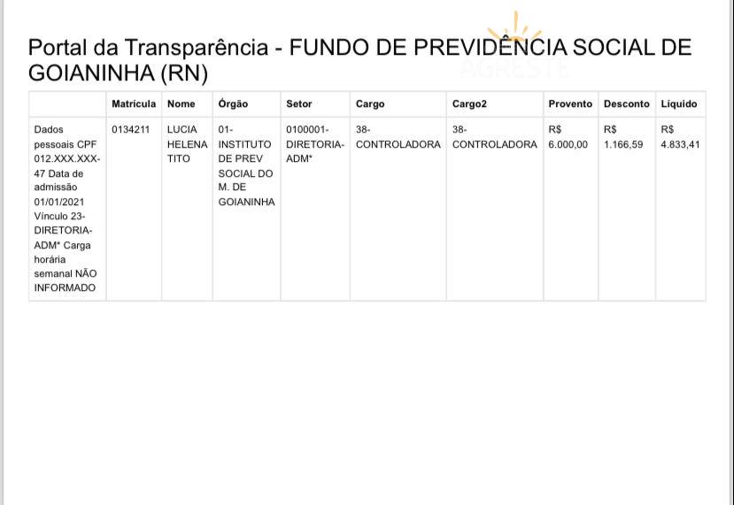 [AH GOIANINHA...] TCE APONTA QUE PREFEITURA DE GOIANINHA DEIXOU DE REPASSAR R$ 2.905.510,32 DOS VALORES ARRECADADOS PARA PREVIDÊNCIA DOS SERVIDORES MUNICIPAIS