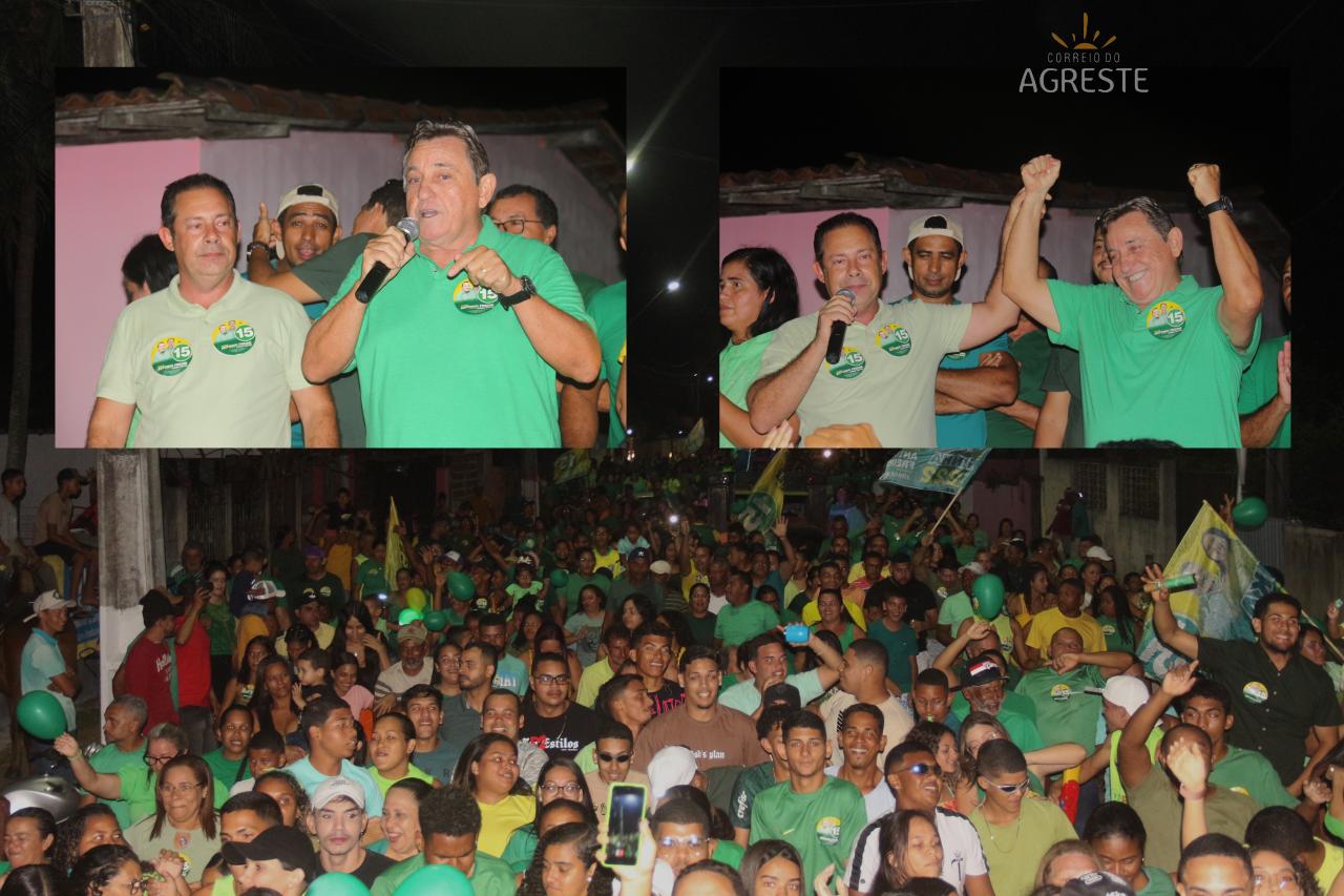Prefeito Antonio Freire e Jorge Motta realizam o maior Arrastão da História de Carnaúba