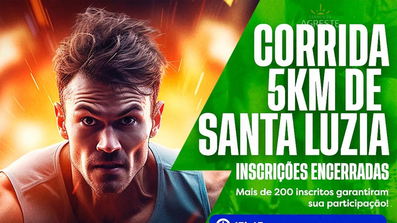 Corrida 5KM de Santa Luzia: Inscrições Encerradas e Sucesso Garantido!