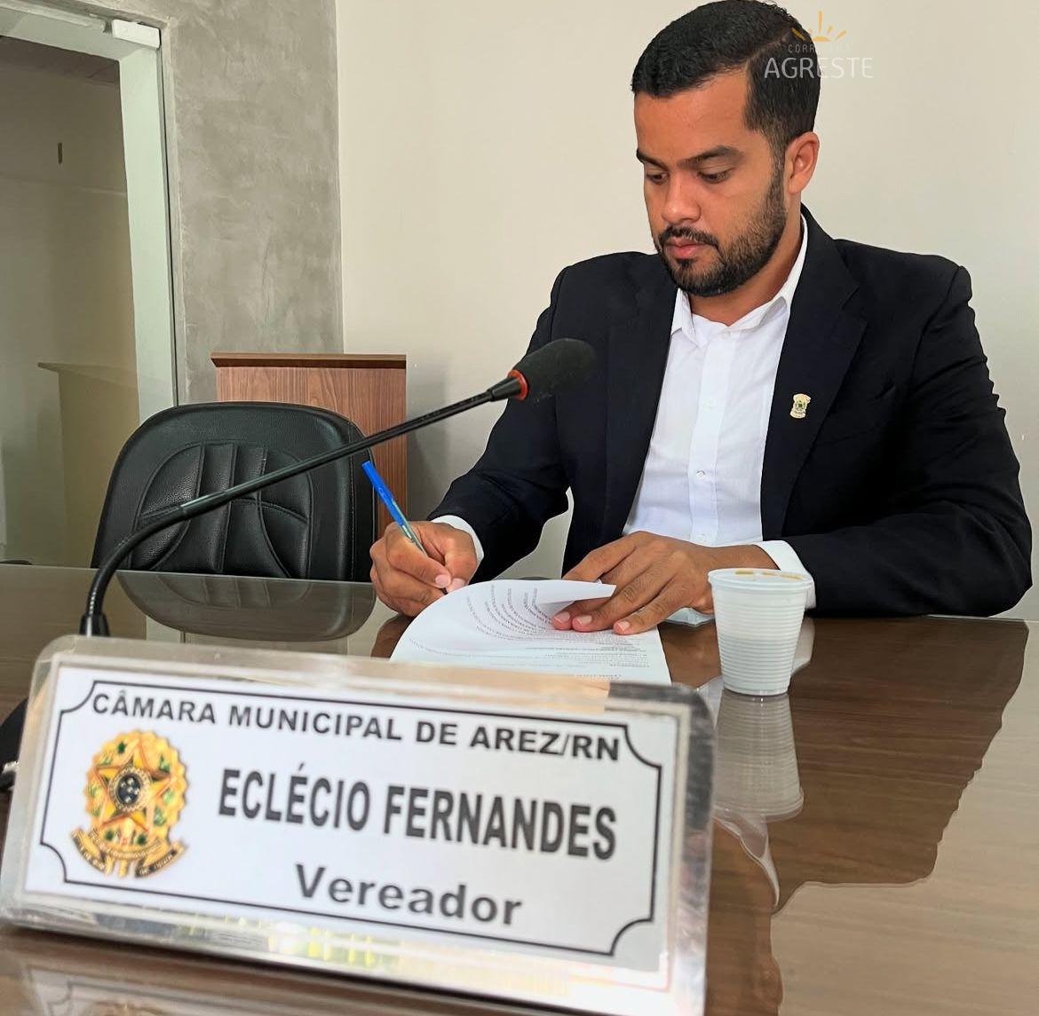 Eclecio Fernandes deve assumir presidência da Câmara Municipal de Arez em eleição tranquila