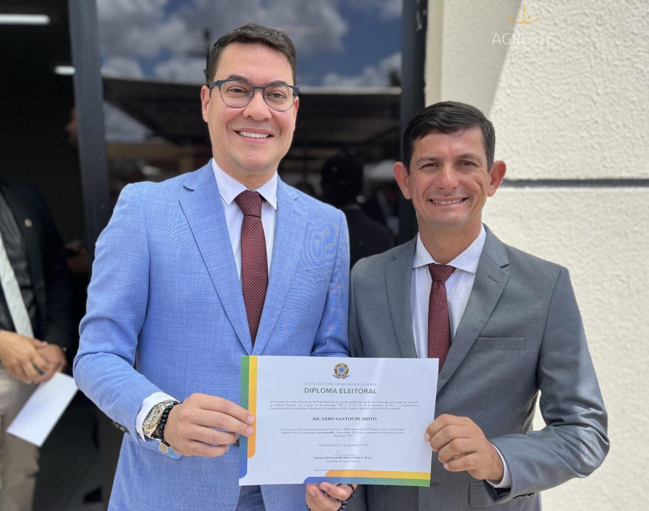 JUSTIÇA ELEITORAL DIPLOMA PREFEITO, VICE-PREFEITO E VEREADORES EM PUREZA