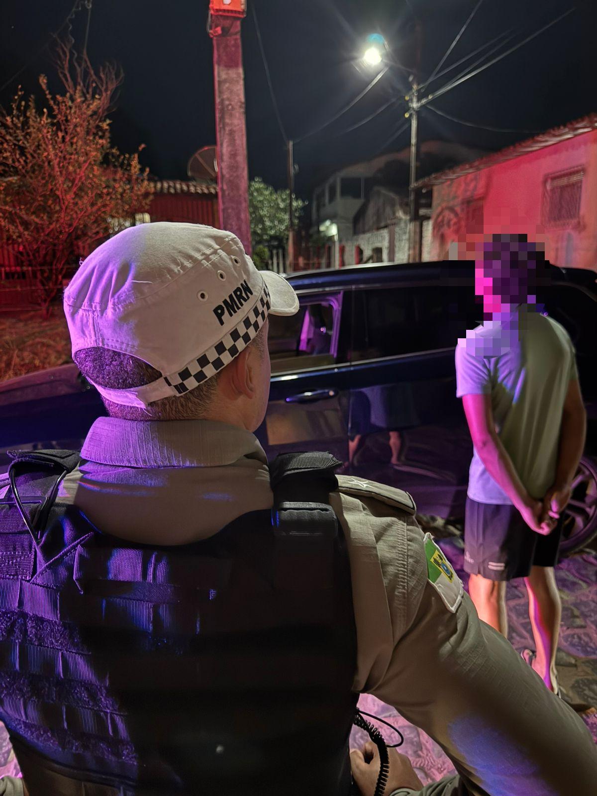 Polícia Militar apreende menor conduzindo veículo sem habilitação em São José do Mipibu 