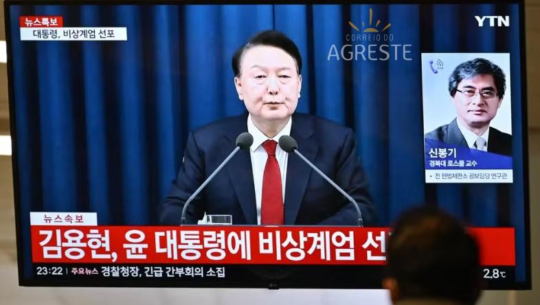 Presidente da Coreia do Sul decreta lei marcial