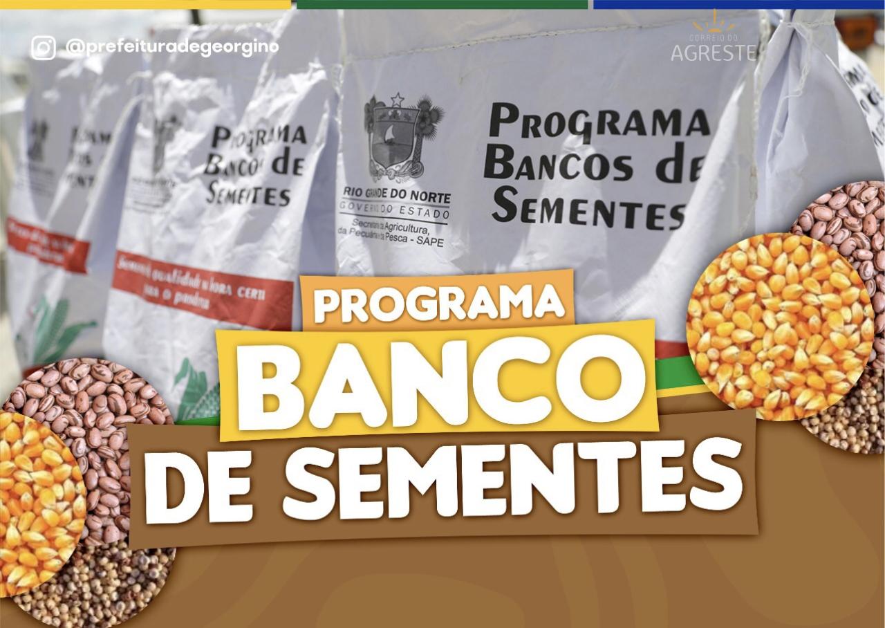 Prefeitura realizará entrega de sementes para agricultores de Senador Georgino Avelino