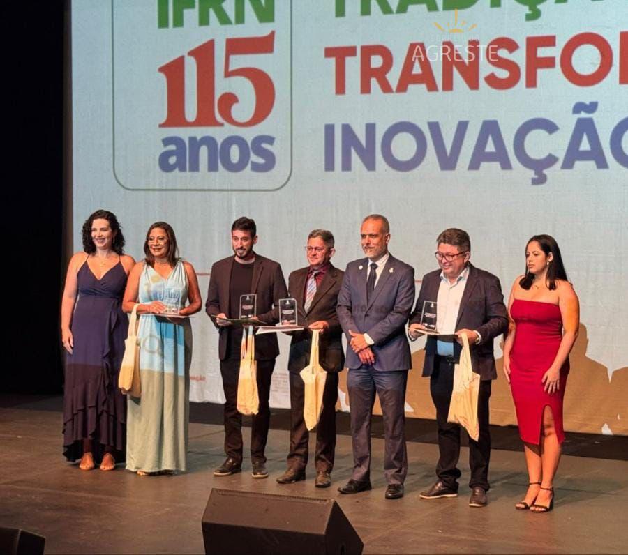Prefeitura de Passa e Fica é homenageada nos 115 anos do IFRN por grandes contribuições e desenvolvimento à educação do RN