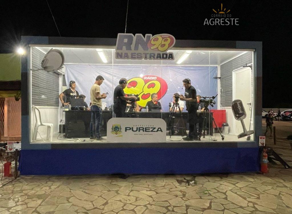 98 FM LEVA PROGRAMA ESPECIAL PARA PUREZA (RN) DURANTE FESTA DE 62 ANOS DO MUNICÍPIO