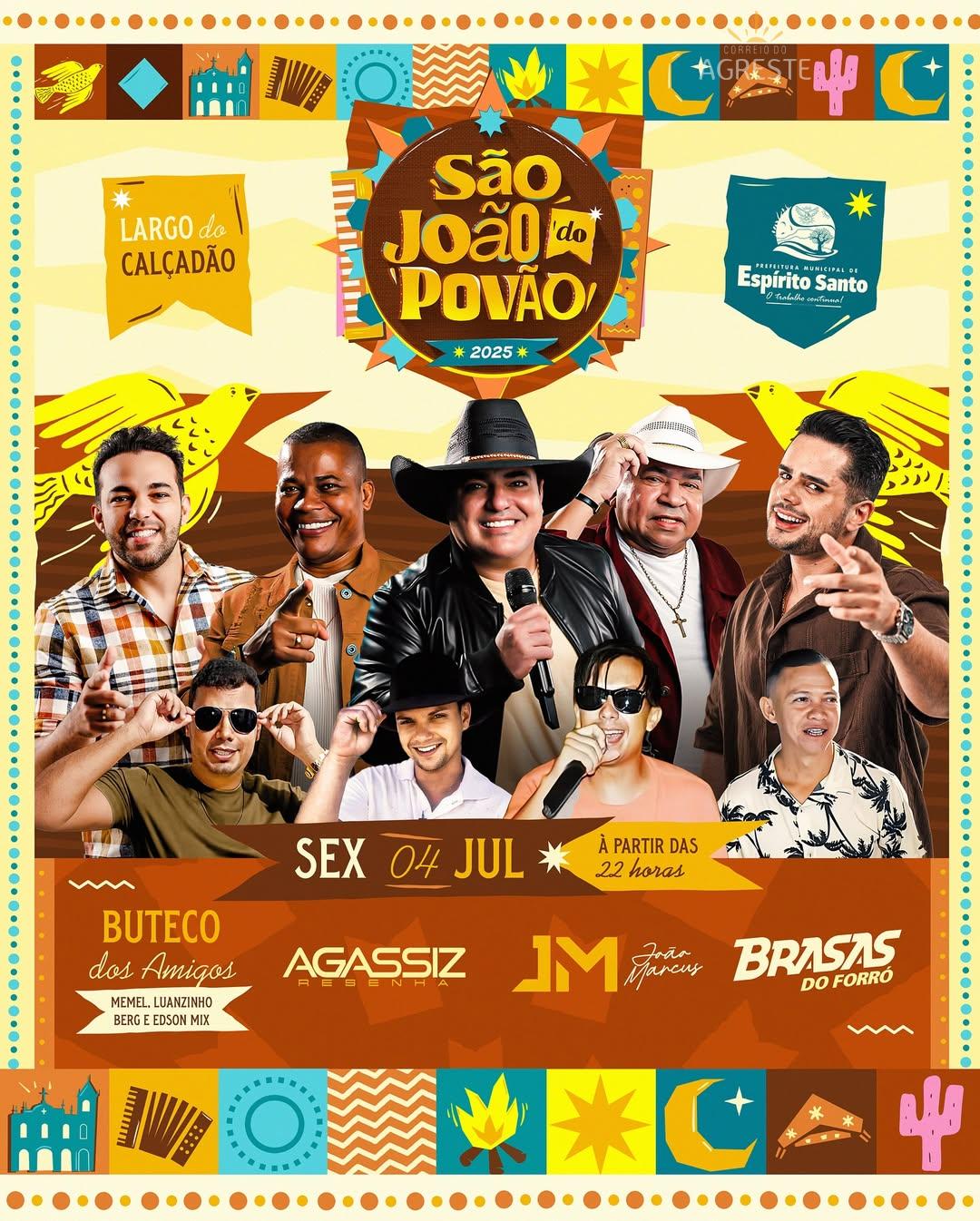 Prefeito Fá de Rivaldinho realiza realiza São João do Povão nesta sexta-feira (4) em Espírito Santo