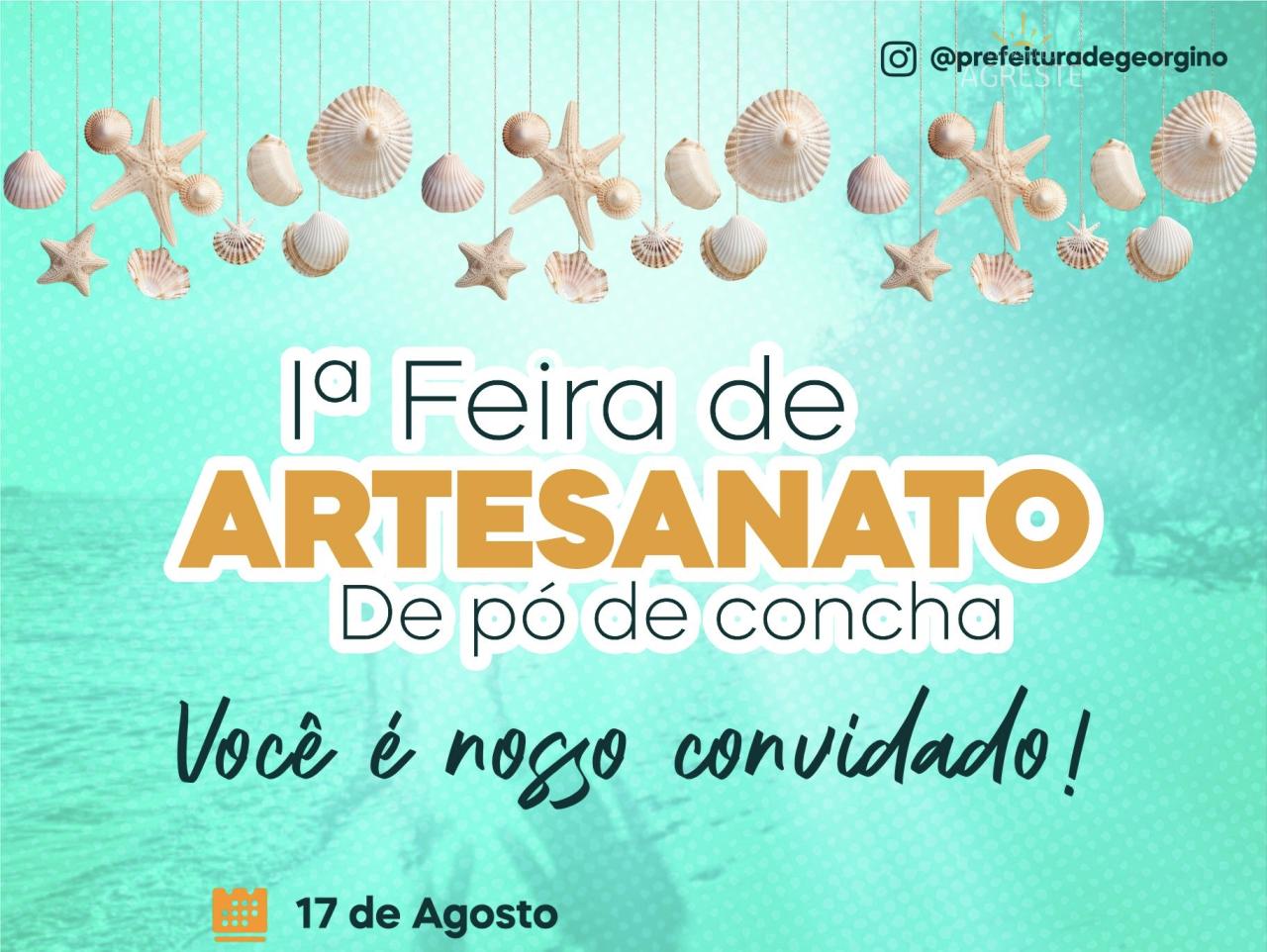 Senador Georgino Avelino realiza 1ª Feira de Artesanato de Pó de Concha neste domingo (17)