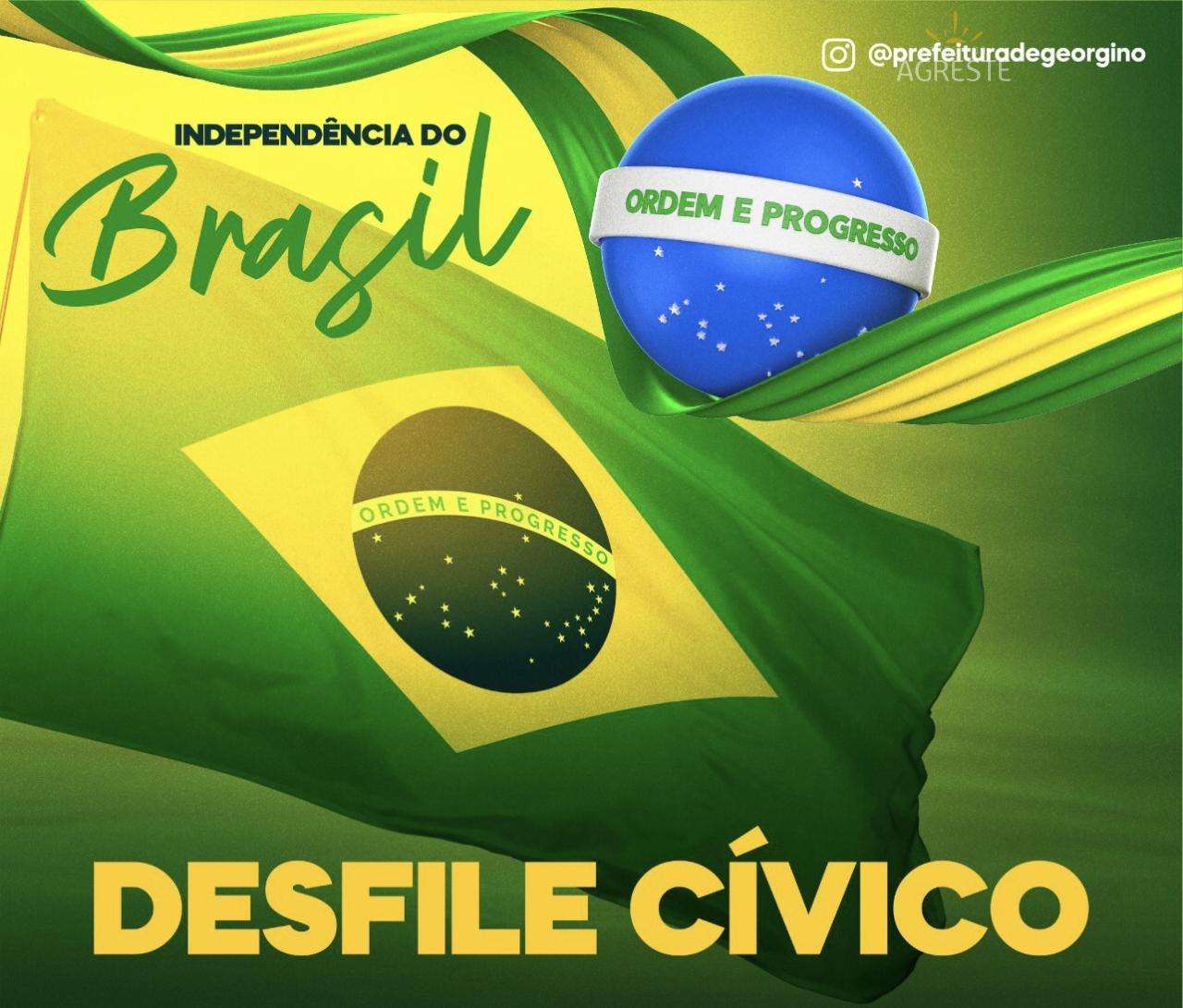 Georgino Avelino realiza Desfile Cívico em alusão à Independência nesta quinta-feira (04)