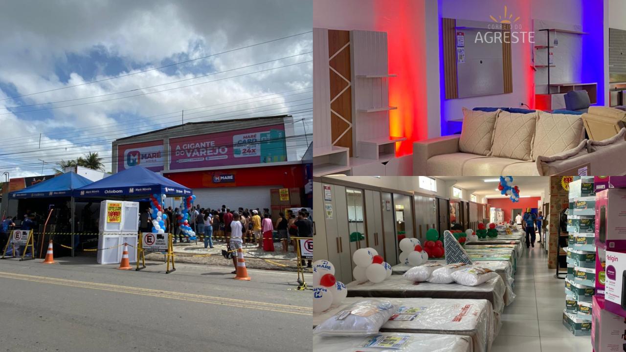 Maré Móveis celebra reinauguração com descontos especiais em São José de Mipibu