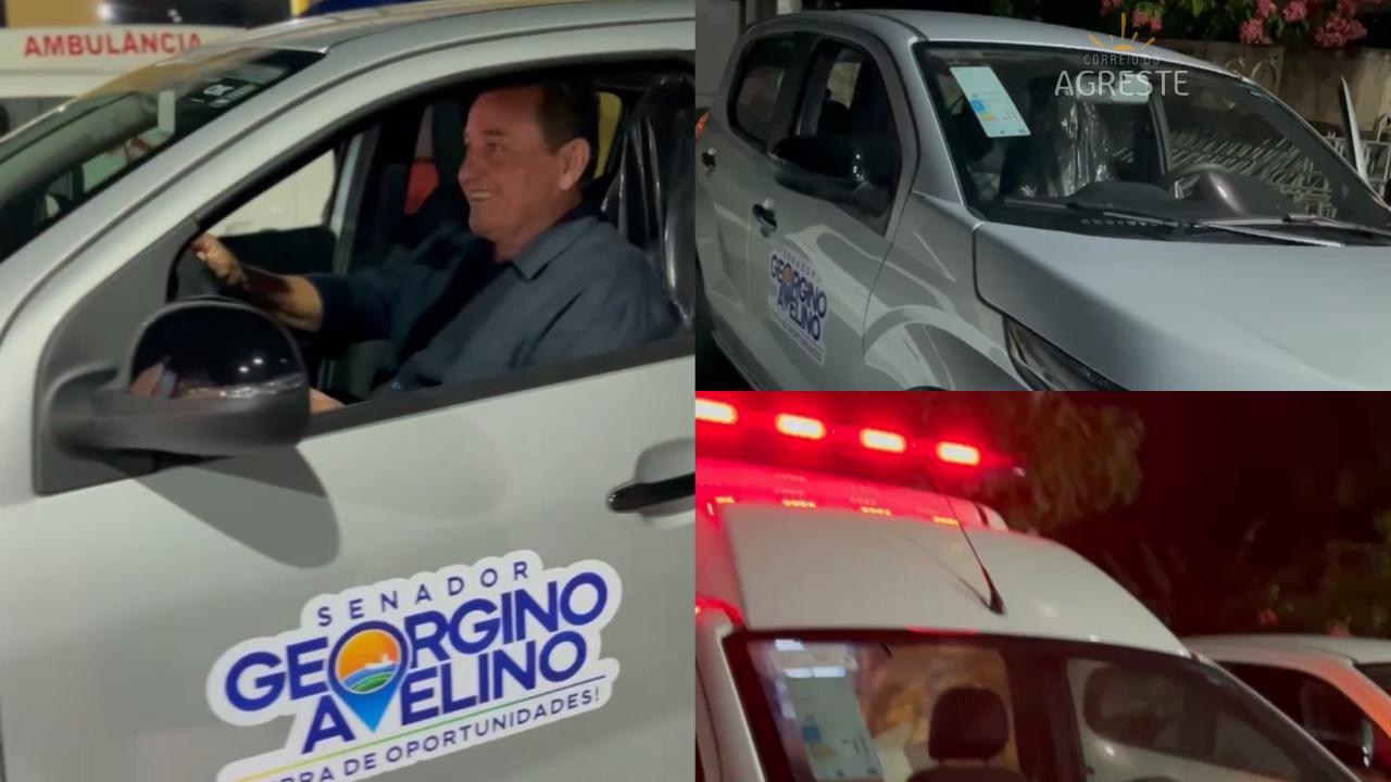 Prefeito Antonio Freire entrega ambulância e veículos para reforçar a saúde de Georgino Avelino