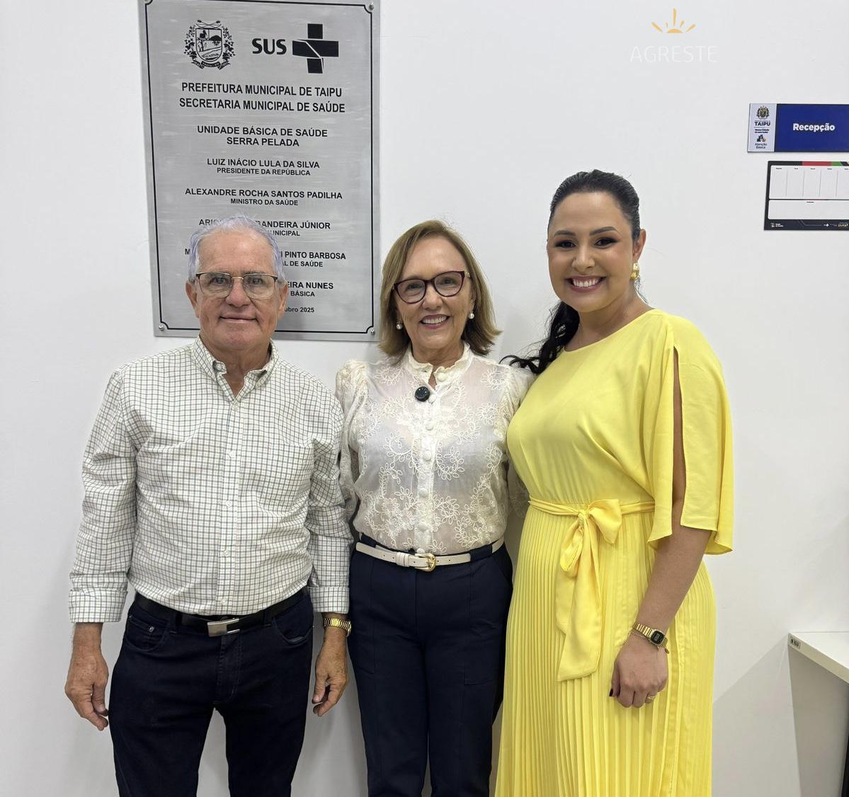 Prefeito Louvado inaugura UBS de Serra Pelada e reforça avanços na saúde de Taipu
