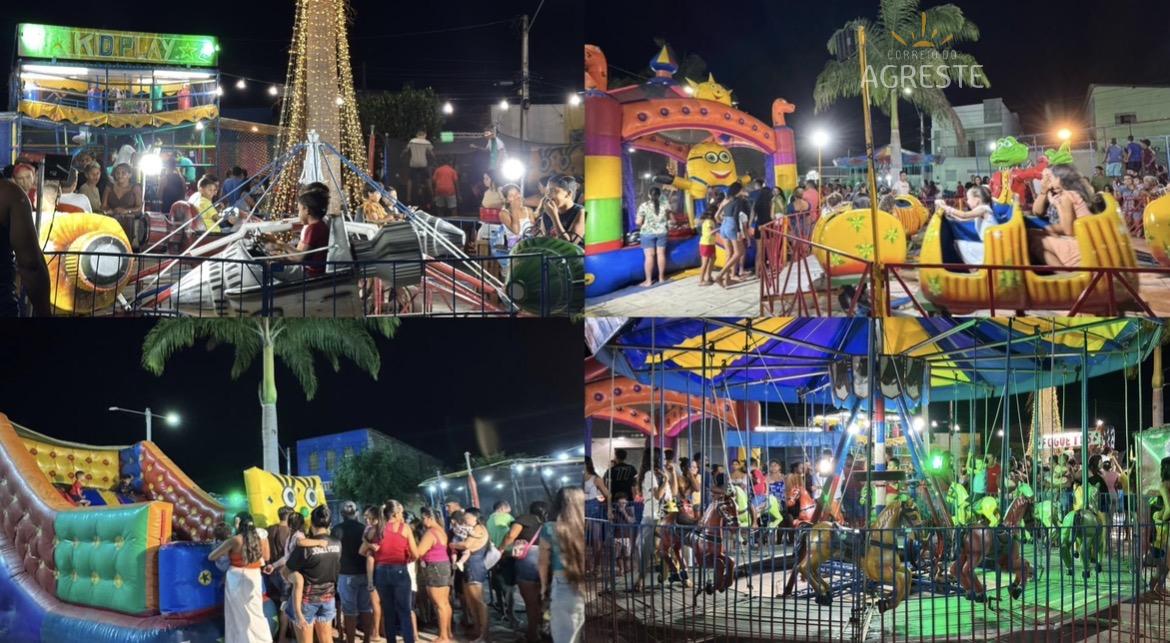 Crianças de Montanhas têm acesso gratuito a parque de diversões em ação da Prefeitura