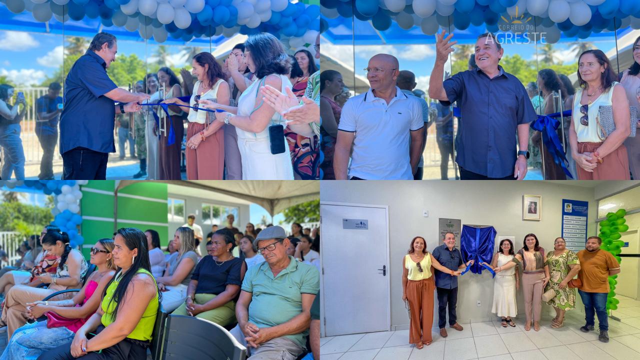 PREFEITO ANTONIO FREIRE ENTREGA REFORMA DA UBS PALMIRA REGIS EM GEORGINO AVELINO