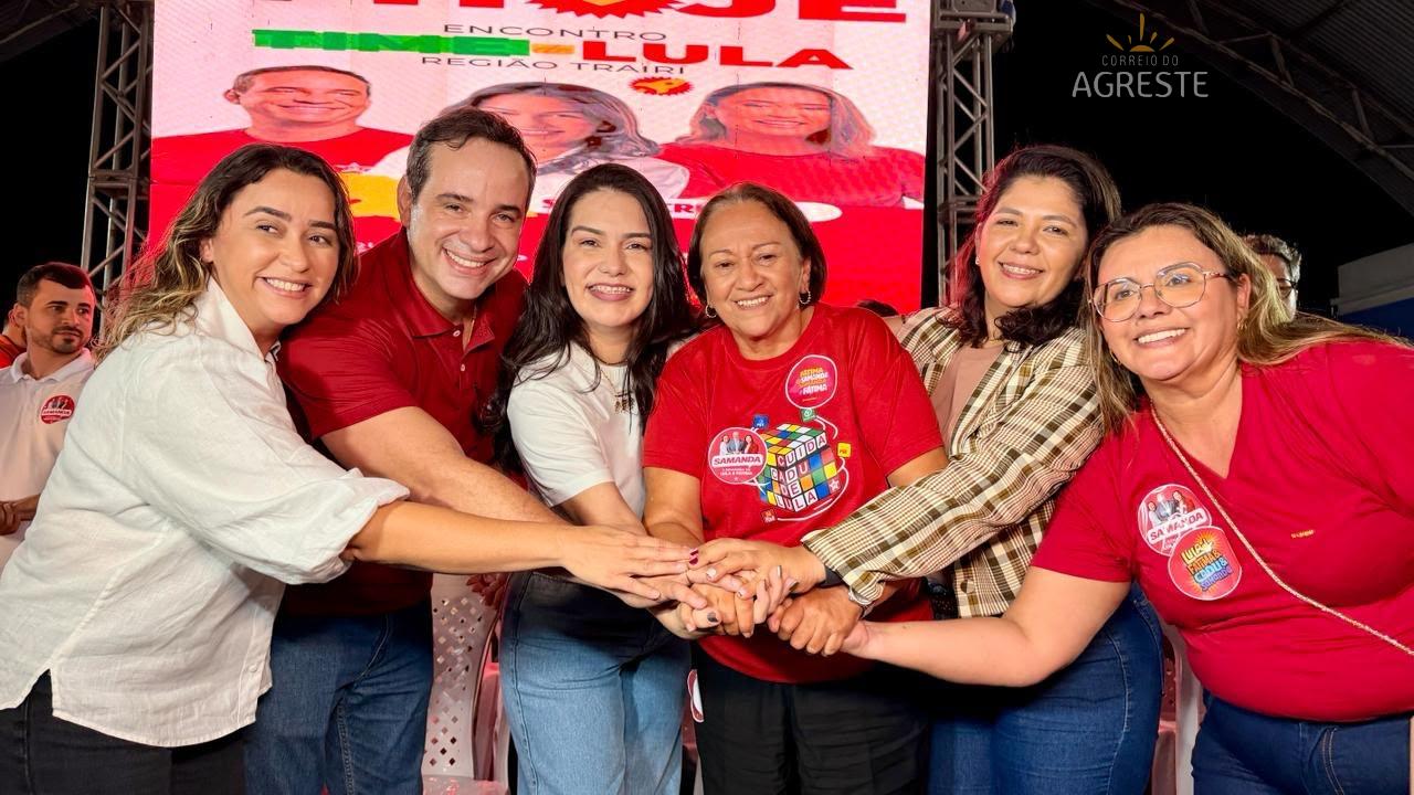 Cadu de Lula recebe o apoio de Aninha em Santa Cruz e ganha o reforço de uma gestão com 80% de aprovação