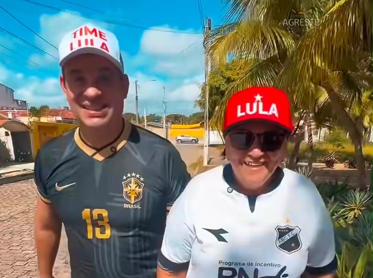 Fátima recebe Cadu de Lula em tradicional caminhada de domingo
