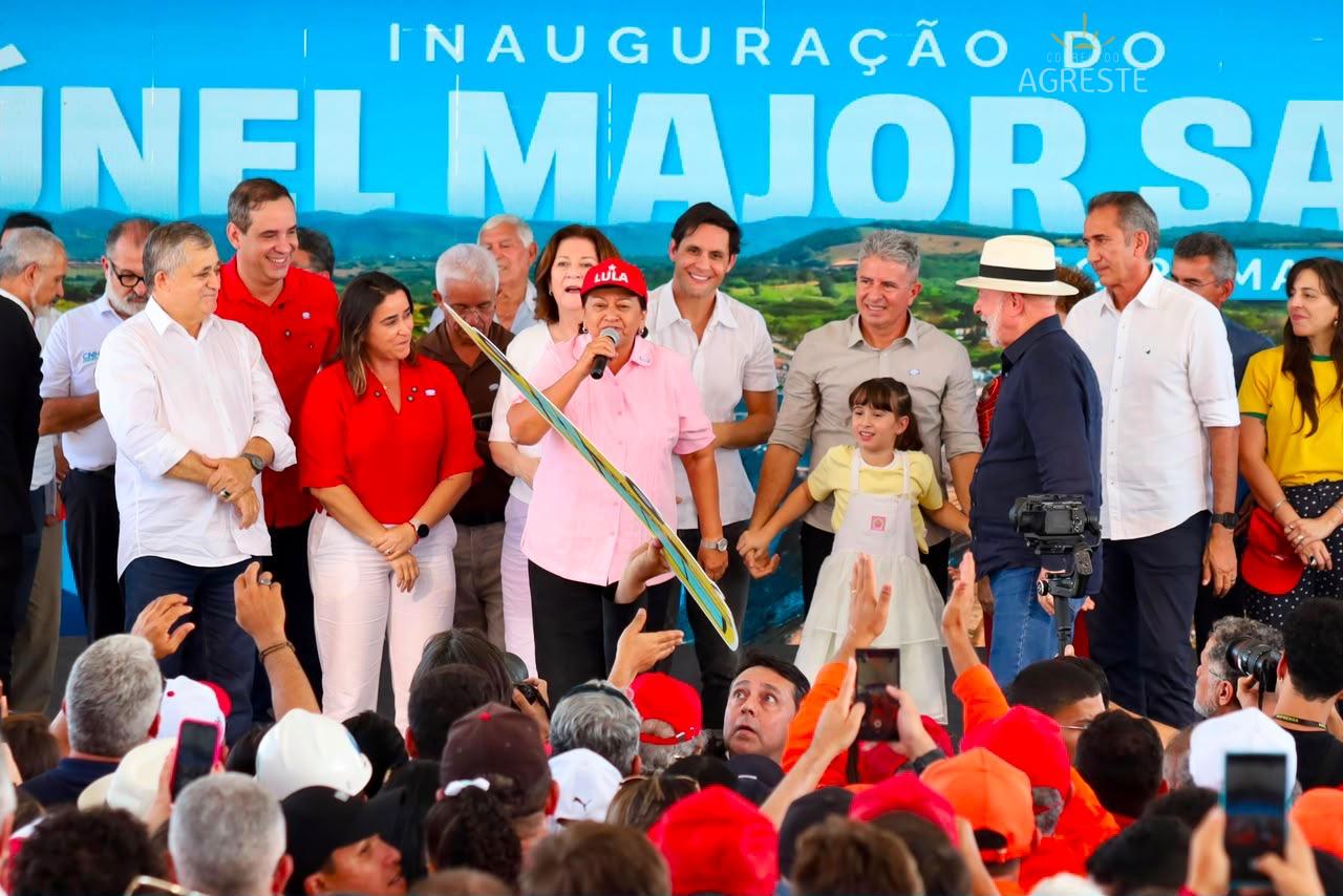 FÁTIMA, CADU, RAFAEL E SAMANDA: TIME DE LULA UNIDO NO RN NA CHEGADA DAS ÁGUAS DO SÃO FRANCISCO