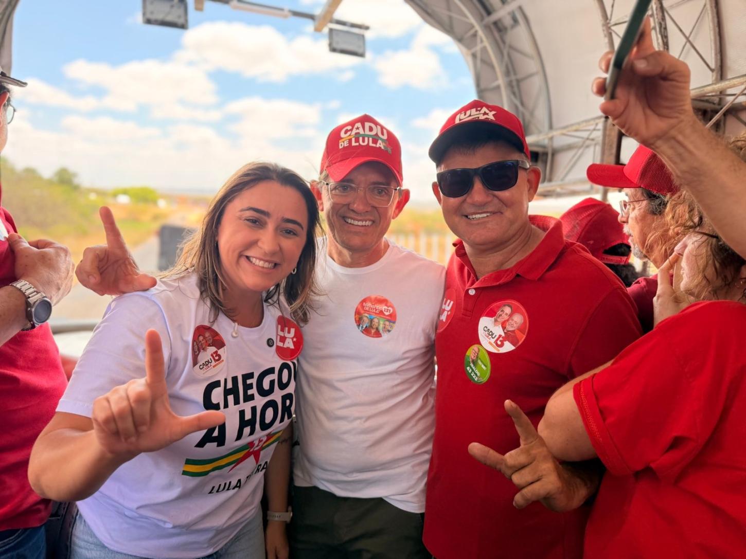 Samanda amplia apoios em Severiano Melo com ex-prefeito Dr. Dagoberto Bessa e vereador Veste Farias