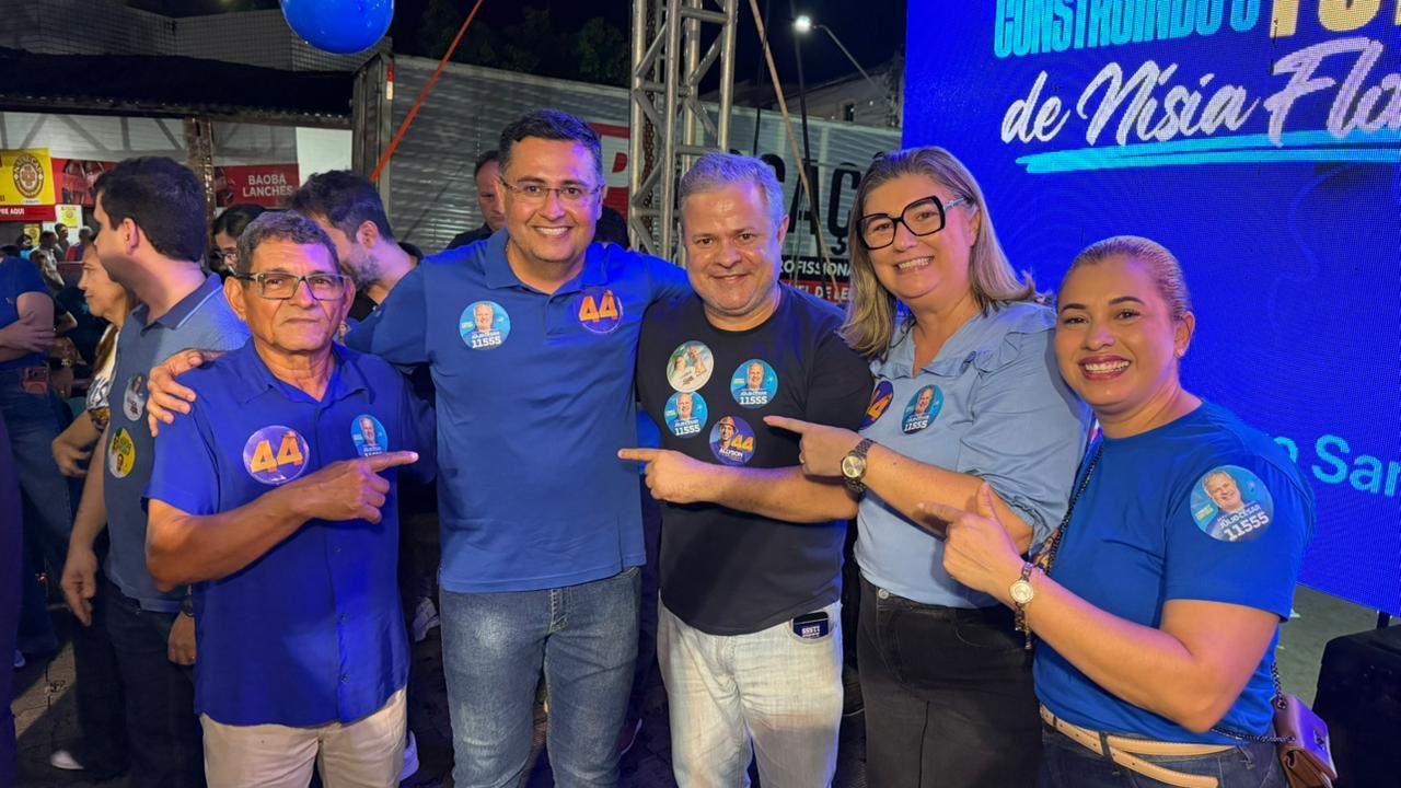 Vereadores de Nísia Floresta declaram apoio a Júlio César e fortalecem candidatura a deputado estadual