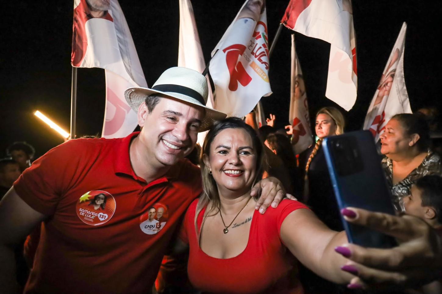 Carreata e piseiro gigantes marcam chegada de Cadu de Lula em Canguaretama