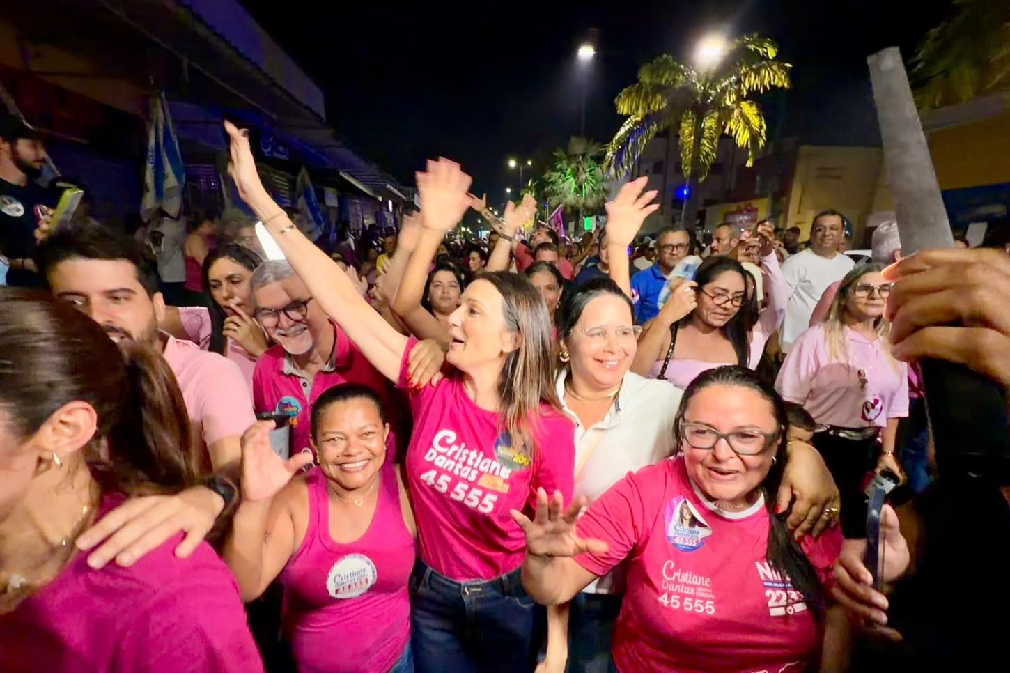 Cristiane Dantas reúne candidatos e lideranças em grande mobilização em São José de Mipibu