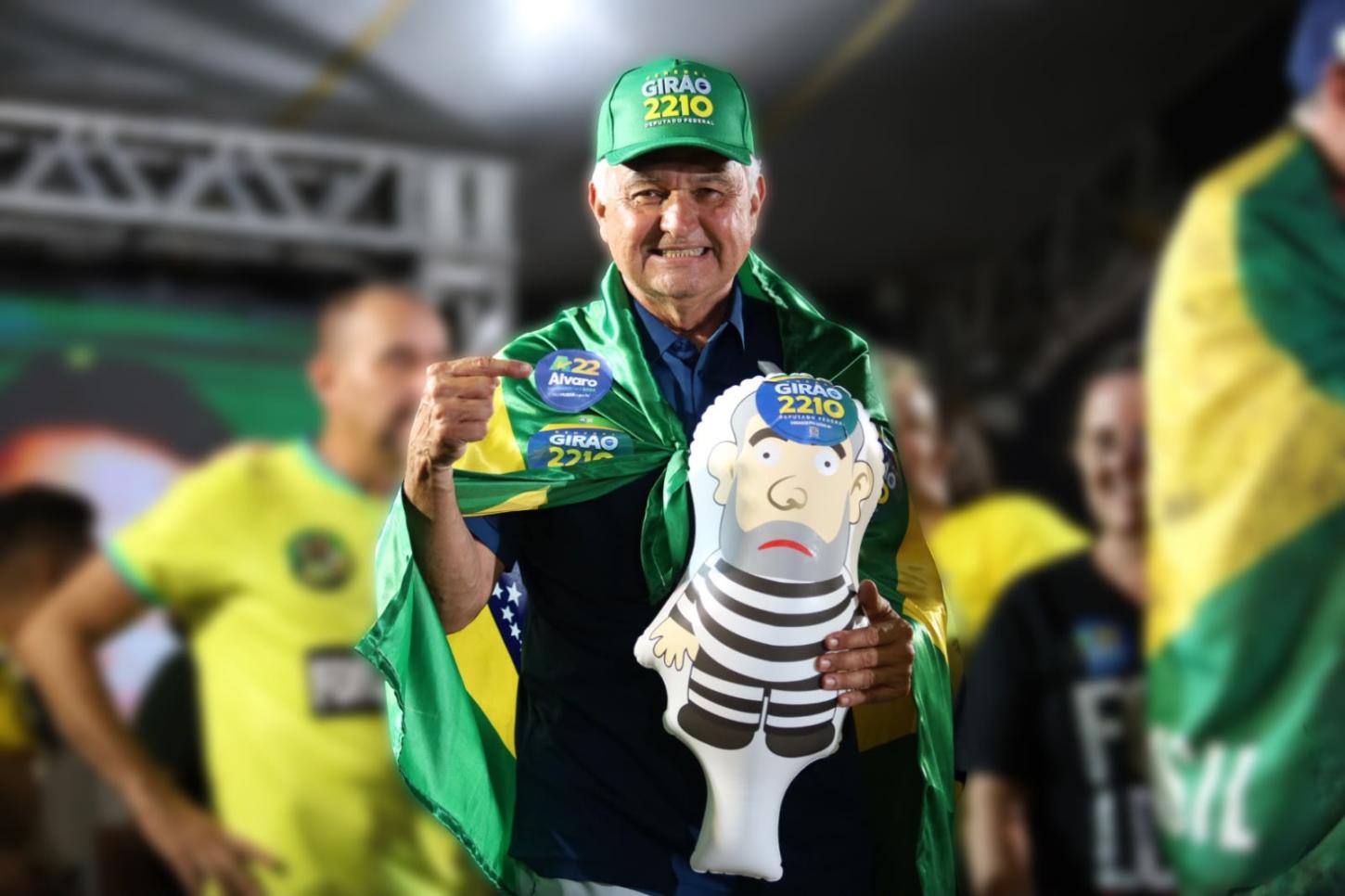 General Girão protagoniza ato contra Lula e Moraes em Natal e se destaca como deputado da direita raiz no RN