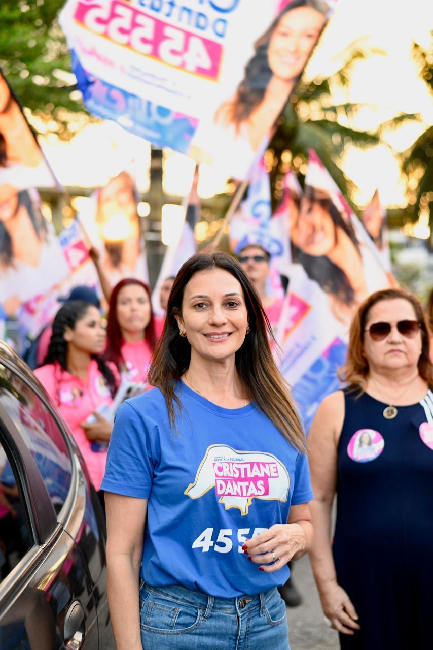 Pesquisa aponta Cristiane Dantas em 4º lugar e é a deputada estadual mais citada da Federação PSDB-Cidadania