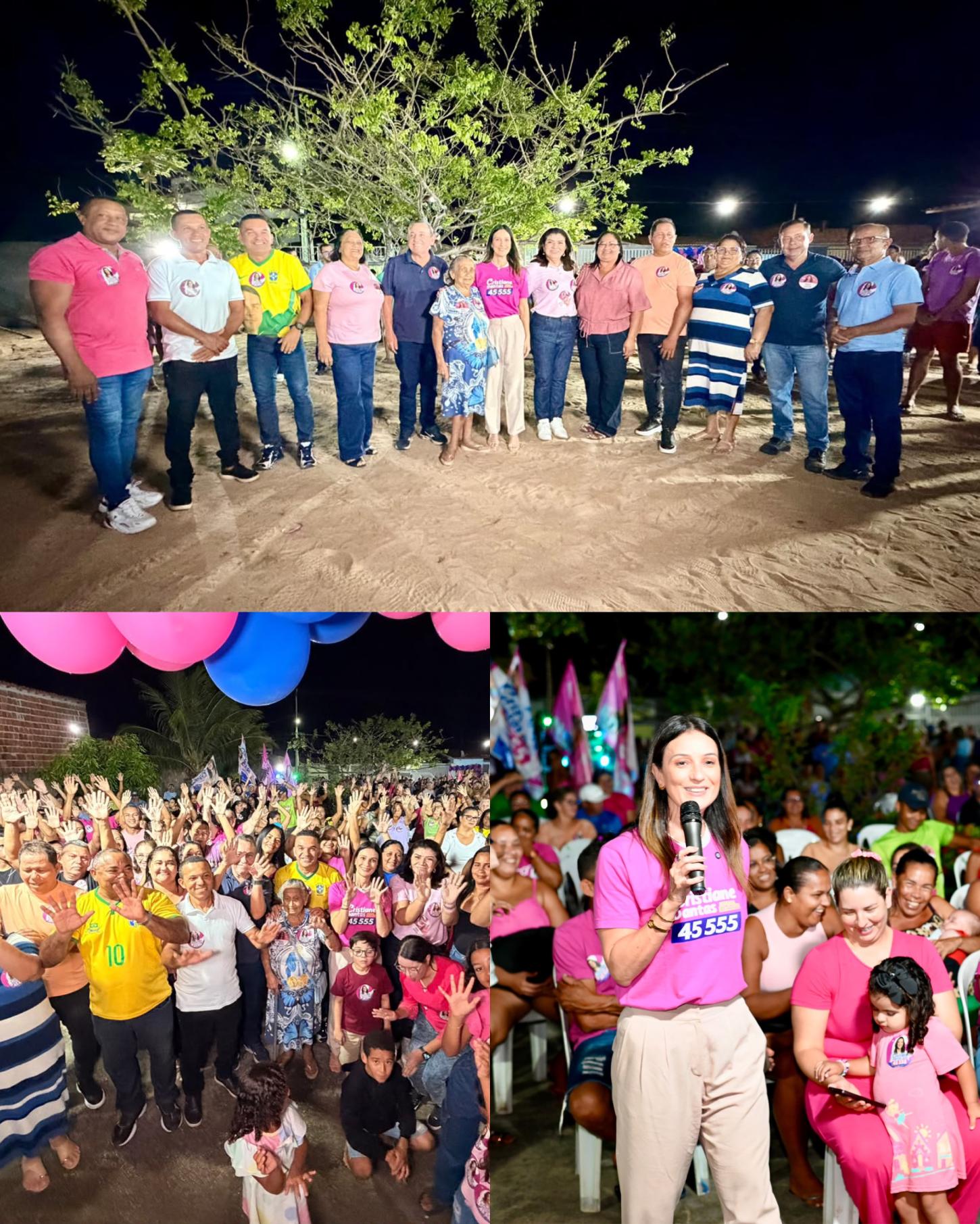 Cristiane Dantas reúne apoiadores e lideranças em grande encontro em Senador Georgino Avelino