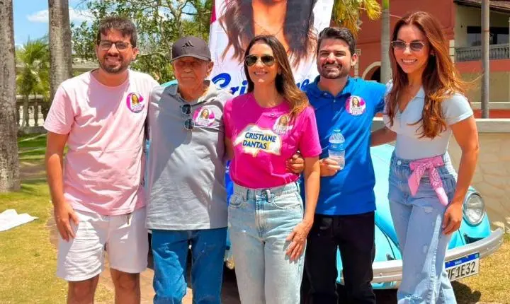 ADESIVAÇO DO 45555 EM SÃO JOSÉ DE MIPIBU  E NATAL MOSTRA FORÇA DE CRISTIANE DANTAS NA LARGADA DA CAMPANHA