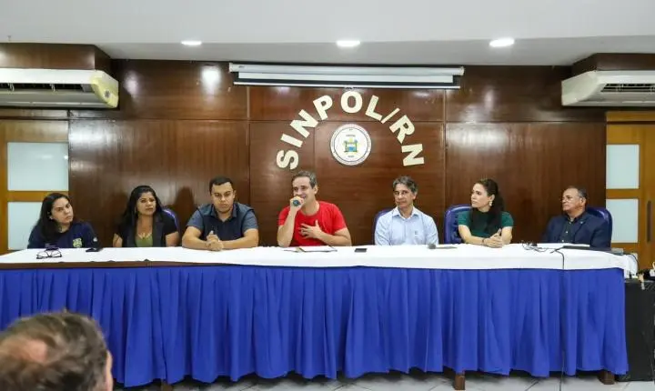 Cadu de Lula apresenta propostas para servidores e segurança pública no Sinpol-RN