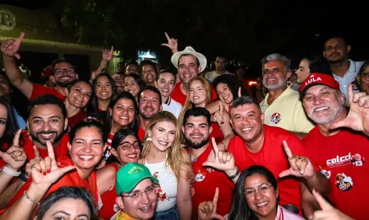 Cadu de Lula mobiliza ‘mar de gente’ com Piseiro do 13 nas ruas de Mossoró