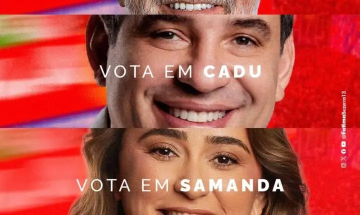 Fátima entra em campo e crava time de Lula no RN: Cadu, Samanda e Rafael