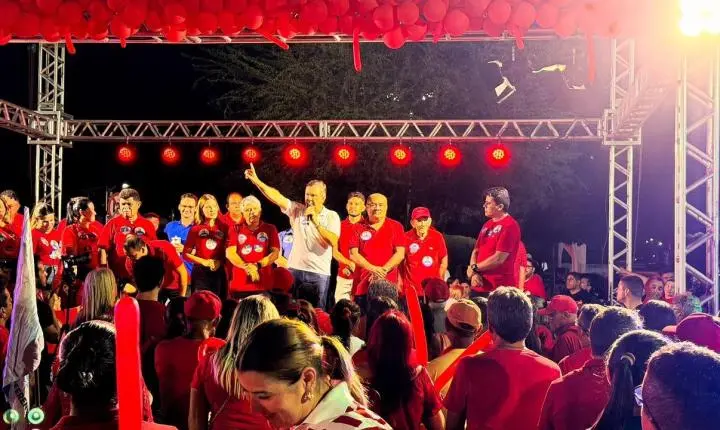 Galeno se consolida como um dos mais fortes para estadual com grande mobilização em Governador Dix-Sept Rosado