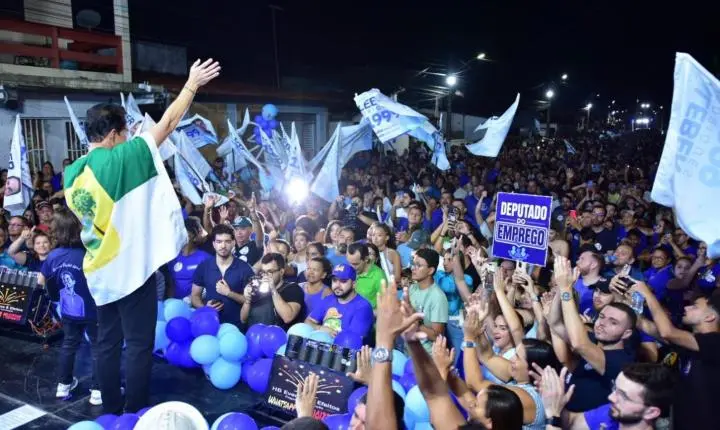 Multidão toma as ruas de Monte Alegre no lançamento da campanha de Kleber Rodrigues