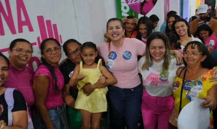 “O RN precisa de deputados que façam mais”, afirma Nina Souza em Mãe Luiza
