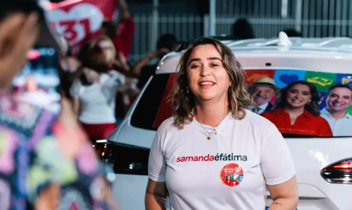 Samanda abre campanha ao Senado com o 131 de Fátima e a missão de levar o projeto de Lula ao Senado