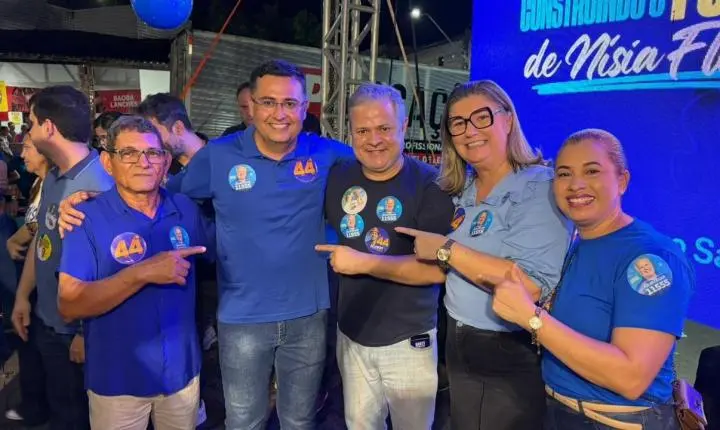 Vereadores de Nísia Floresta declaram apoio a Júlio César e fortalecem candidatura a deputado estadual